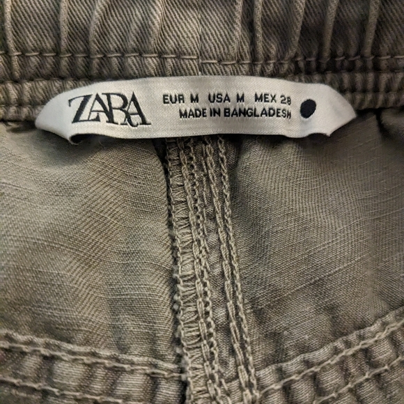 Zara linen blend barrel pants - Picture 6 of 7